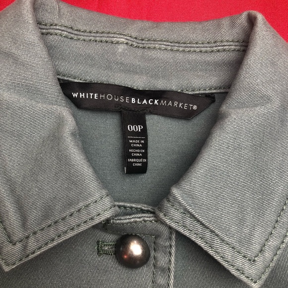 ⭐️NEW⭐️White House Black Market (WHBM) Military Style Jacket - Picture 11 of 12